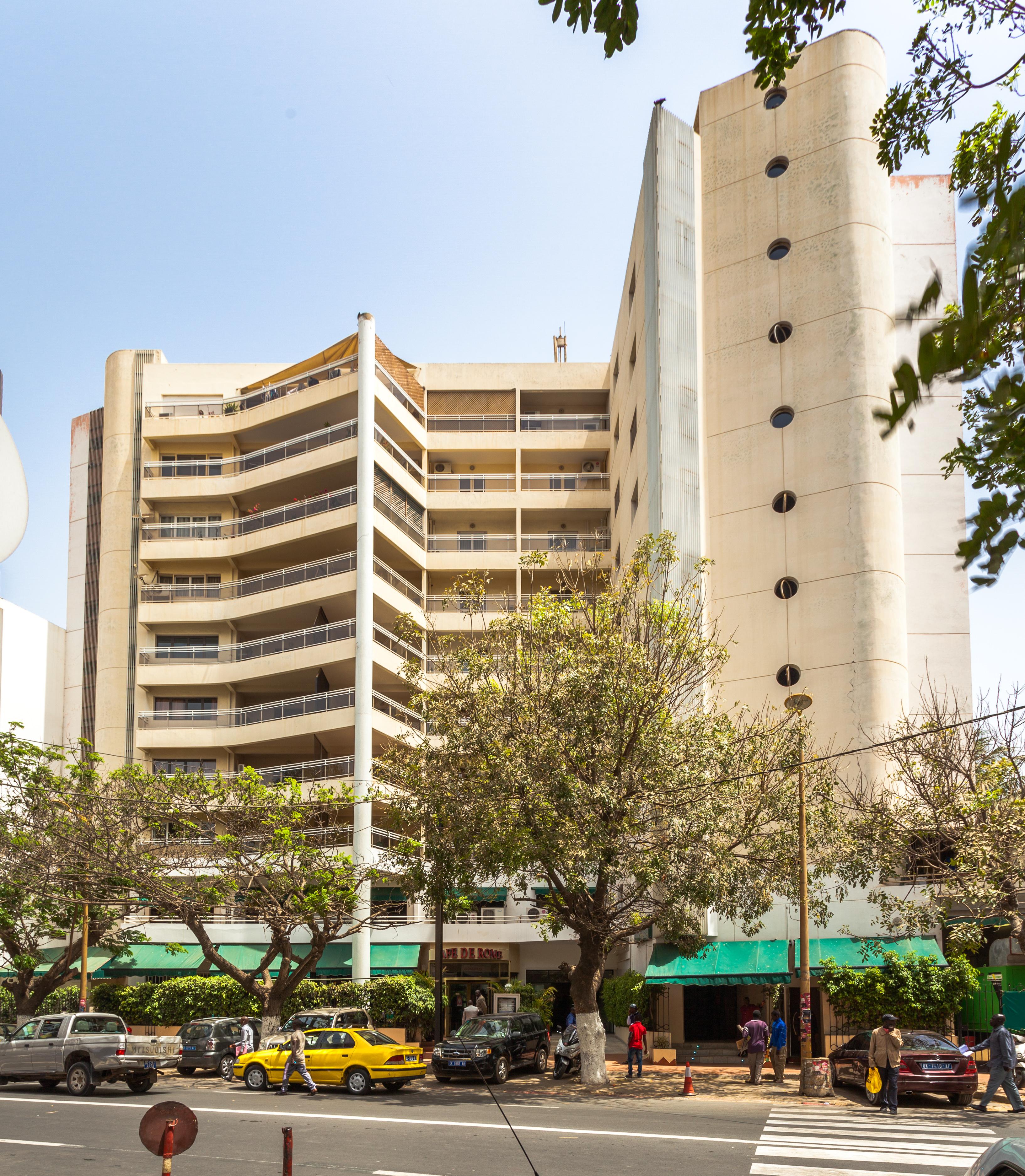 Cafe De Rome Hotel Dakar Kültér fotó